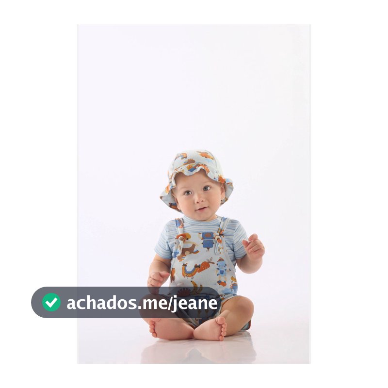 Conjunto Comfy Body Jardineira Up Baby