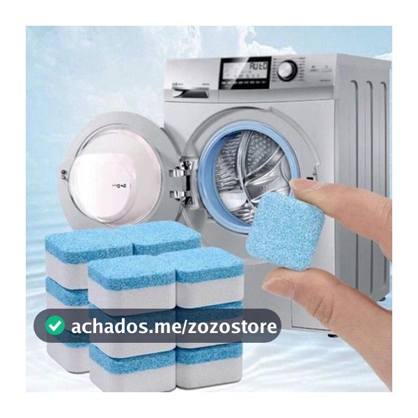 Kit Limpador Pastilha de máquina de lavar roupa, comprimido efervescente sólido para remover manchas【】