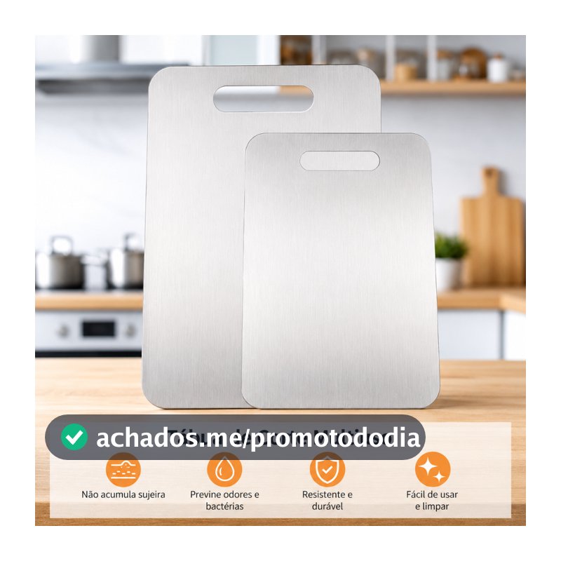 Tábua De Corte Aço Inoxidável Antibacteriana Antimofo À Prova De Mofo Cozinha Carnes Frutas
