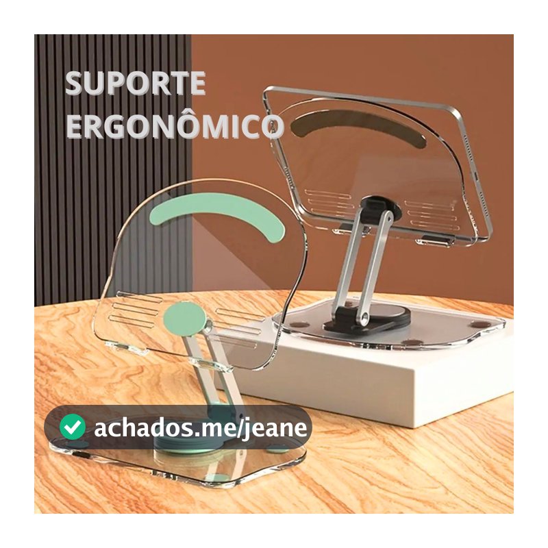Suporte ergonômico para Mini tablet/telefone/trabalho pequeno