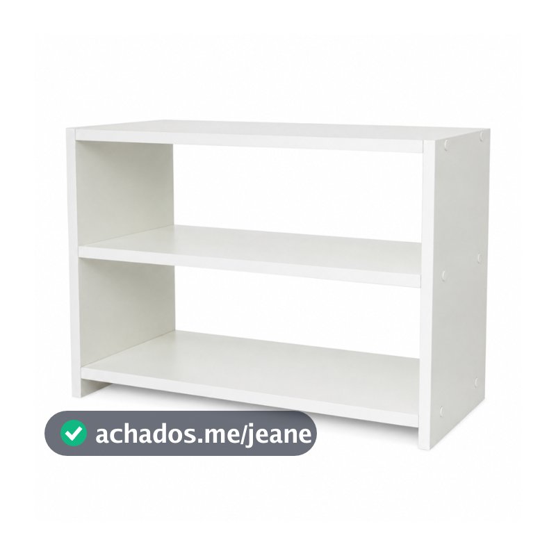 Nicho Prateleira Rack Organizador Com 2 Prateleiras Mdf