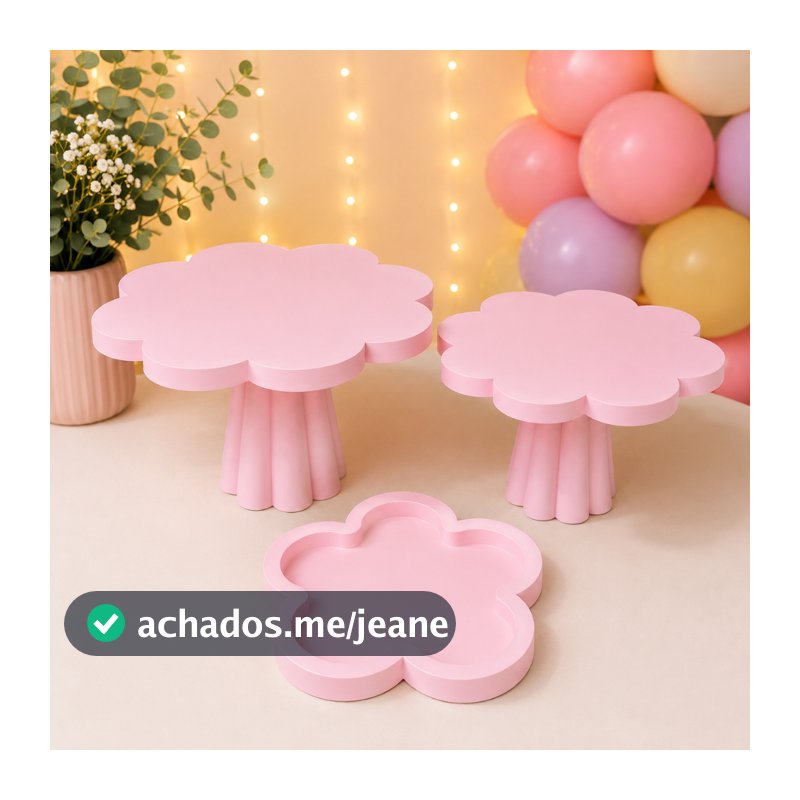 Kit Bandejas para Mesa de Festa | Bandeja para Doces | Decoração Festa