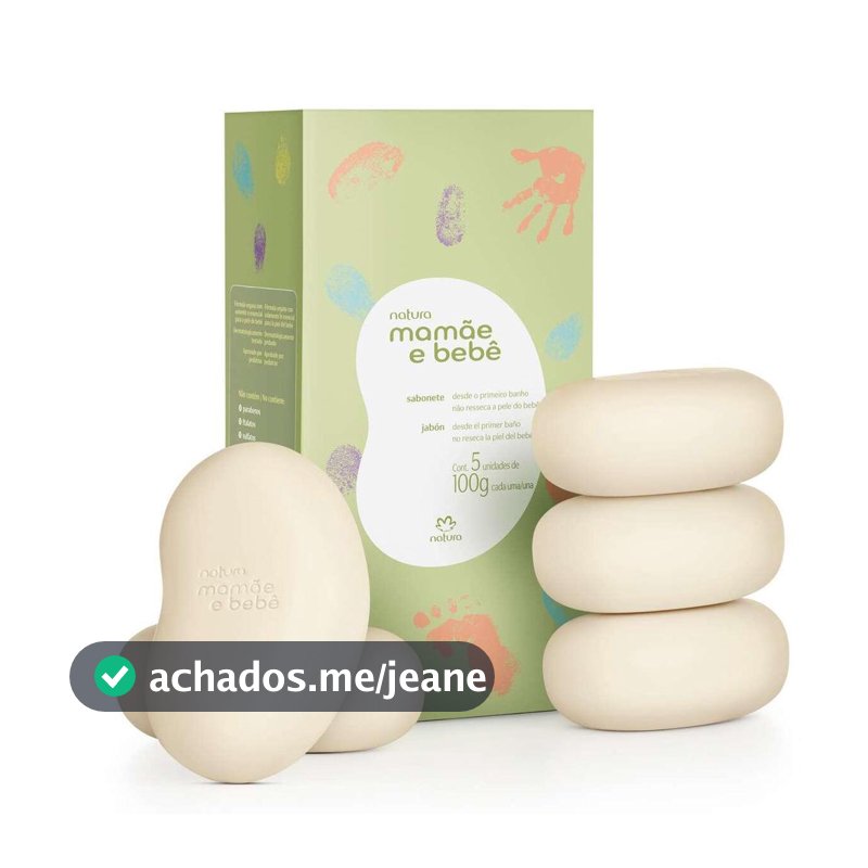 Sabonete Mamãe e Bebê 5 un de 90 g cada