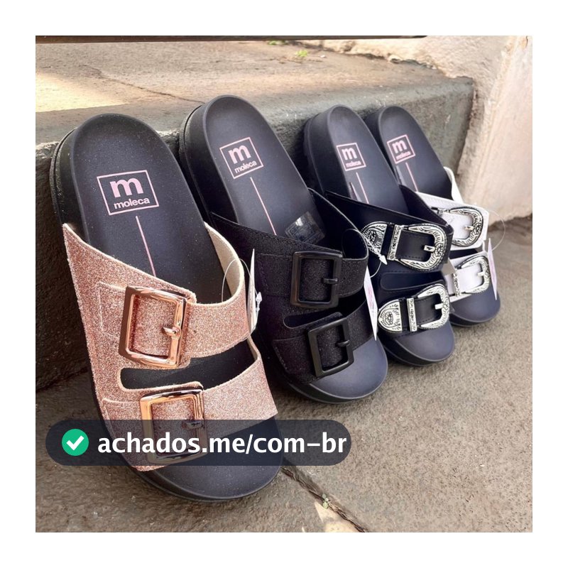 ORIGINAL Papete Fivela Sandalia Feminina Moleca Slide Birken