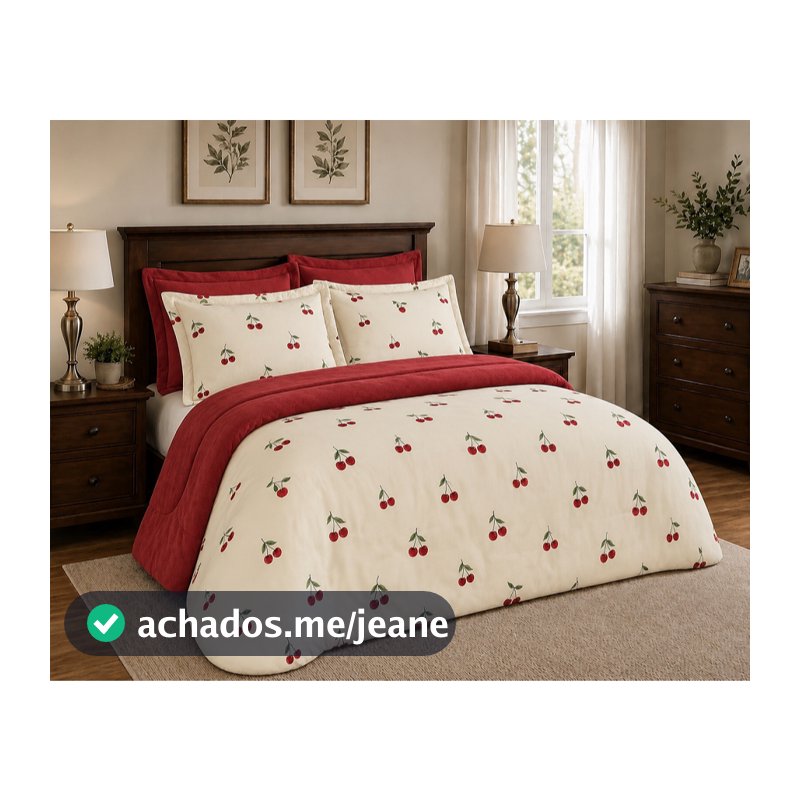 Coberdrom Casal Queen Estampado 2,40m x 2,20m Exlusivo - MaYu Enxovais