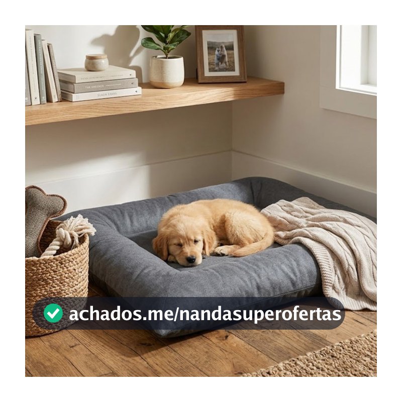 Cama Colchonete Para Cachorro ou Gato Almofada Macio Confortável Caminha Pet Lavável 2 Lados