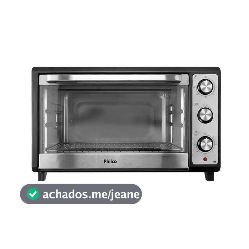Forno Elétrico Philco PFE65 - 65 Litros, 1800W, Preto
