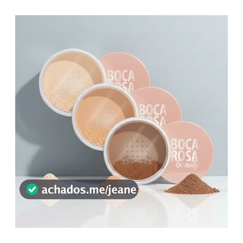 Pó Solto Matte Boca Rosa Beauty – Efeito Natural