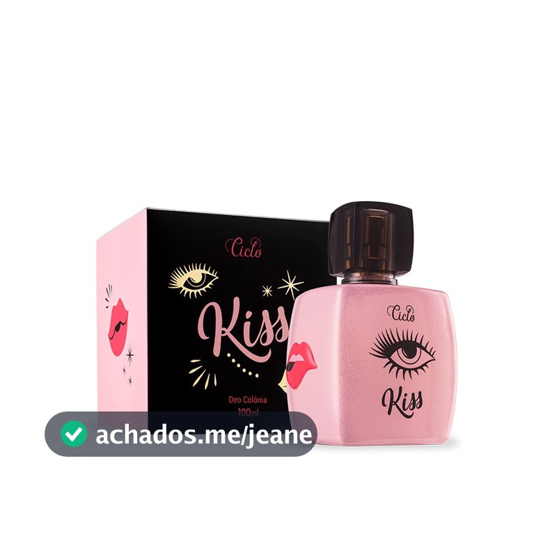 Perfume Deo Colônia Kiss Ciclo 100 ml