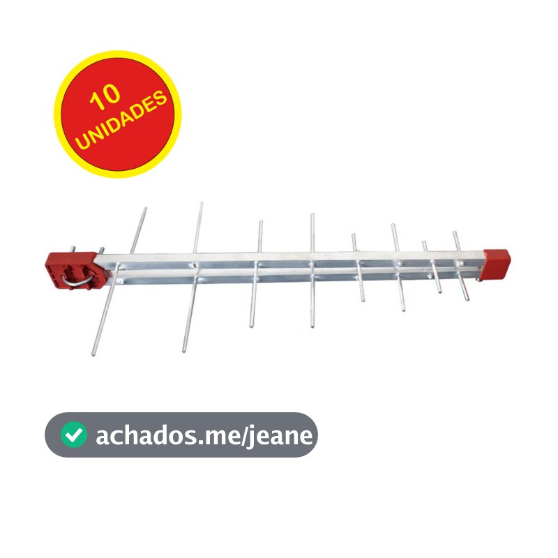 Antena Digital Externa Para TV Atacado Caixa 10 Unidades | 16 ou 28 Elementos UHF HDTV Full HD Smart TV Lojista