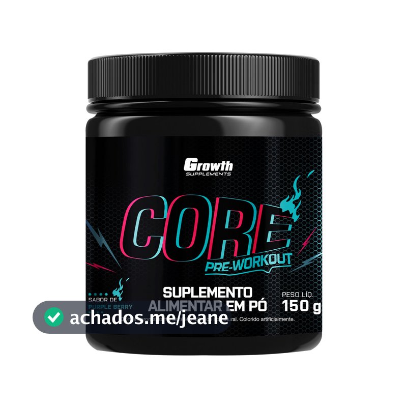 Pré Treino Core 150g Growth Supplements