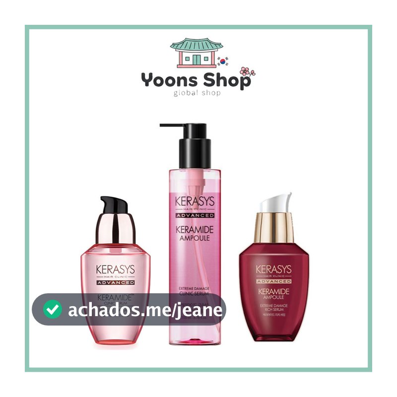 [KERASYS] Danos Extremos de Queramida/Clínica de Danos Grave/Essência de Cabelo Rico/Sérum