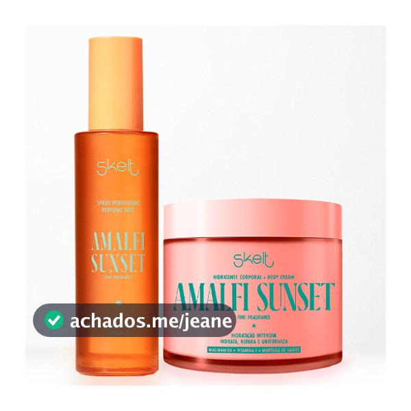 Duo Amalfi Sunset - Body Splash 100ml e Hidratante Corporal 200g