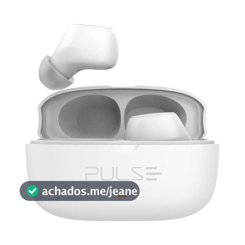 Fone de Ouvido TWS WB300 Branco Pulse - PH437