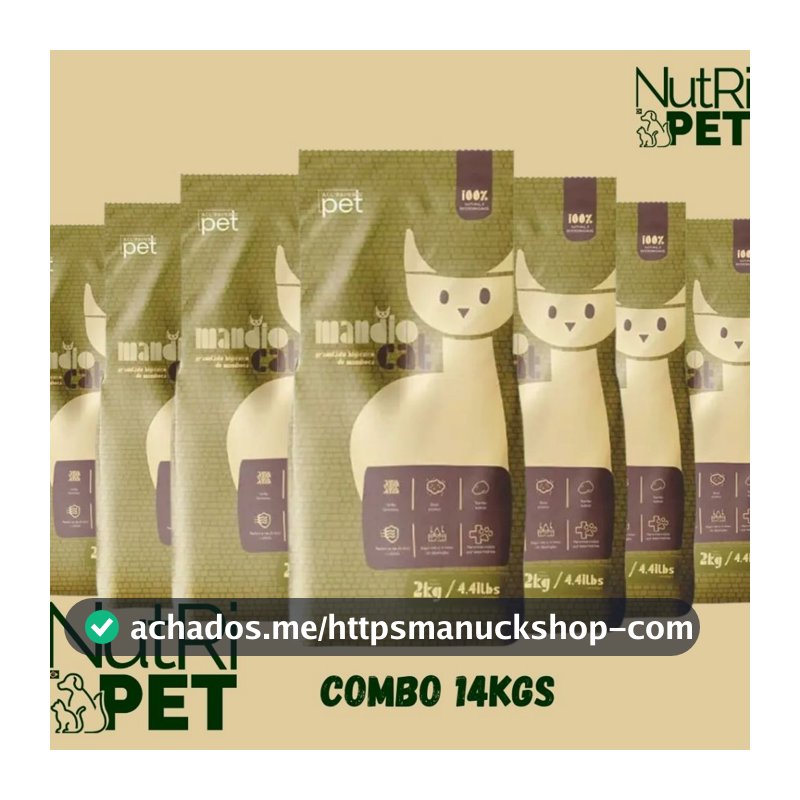 Top Areia Higiênica 100% Natural e Biodegradavel Mandiocat 14kgs