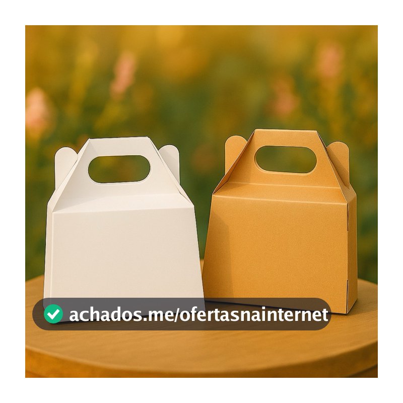 50 Caixinha Sacolinha Kraft Mini Maletinha Embalagem Lembrancinha Festa Casamento Aniversário Doces