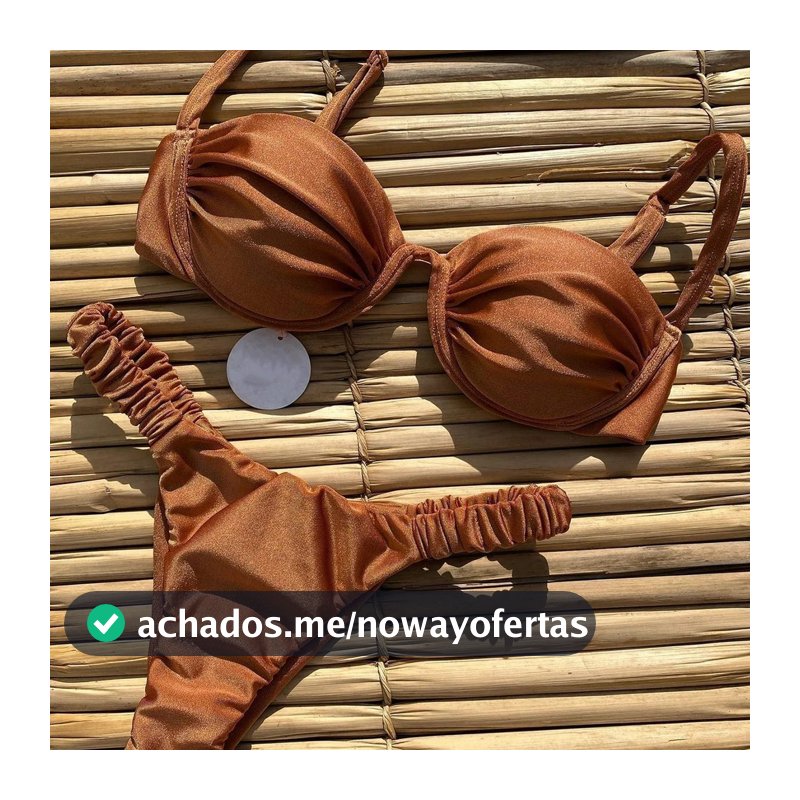 2024 Novo Estilo de Biquini Feminino Sólido Cor Biquíni Split Steel Support Ladies Swimwear