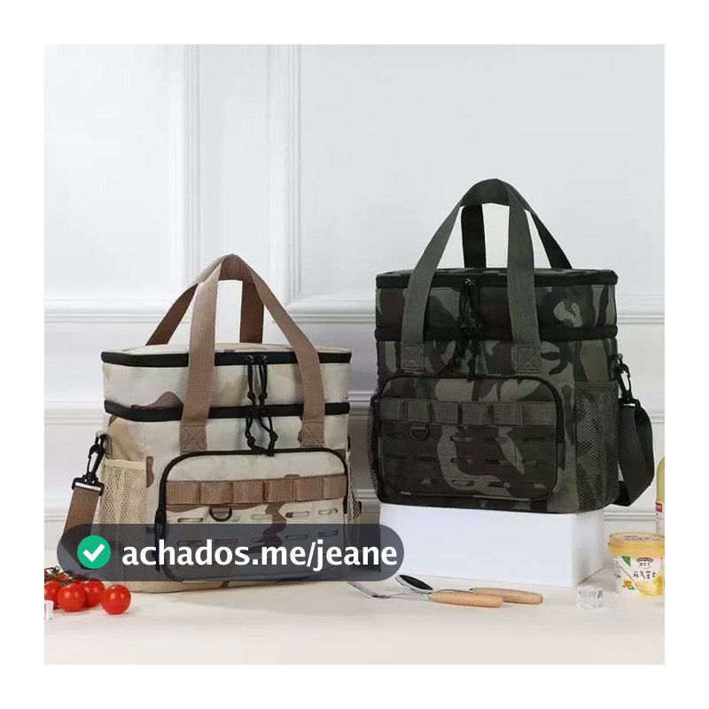 Bolsa Térmica Militar 18L: Térmica, Impermeável e com Divisórias