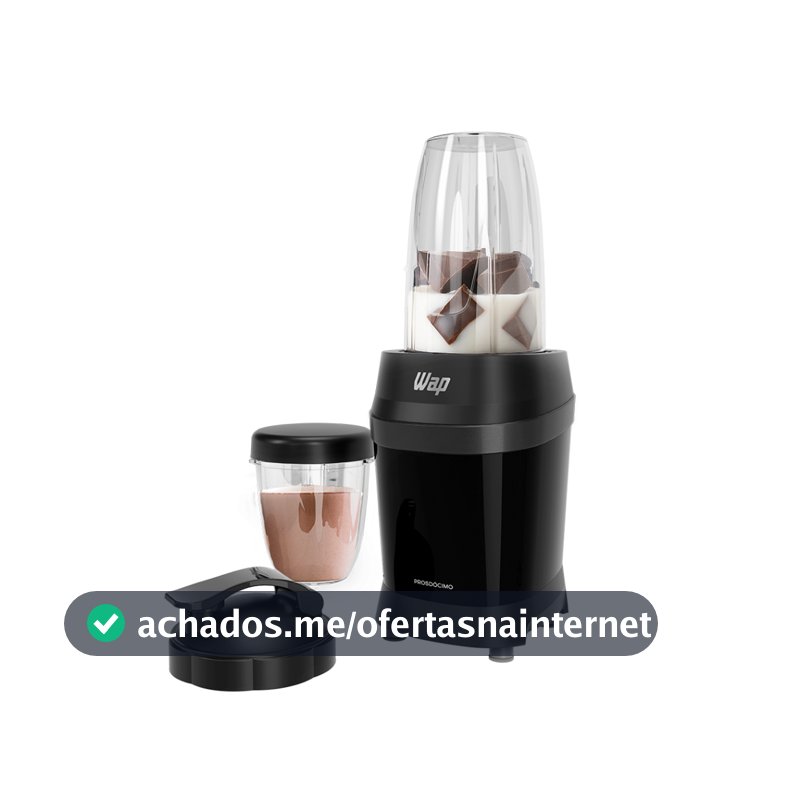 Liquidificador Portátil Wap Blender Pro Turbo 700ml 700W