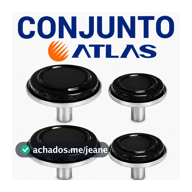 Espalhadores Boca Tampinhas para Fogões Atlas Itatiaia Monaco Veneza Coliseum