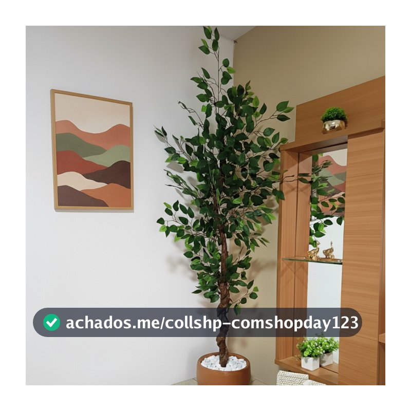 Figueira Artificial Fícus Grande Árvore Decoração 130cm a 190cm Sem Vaso