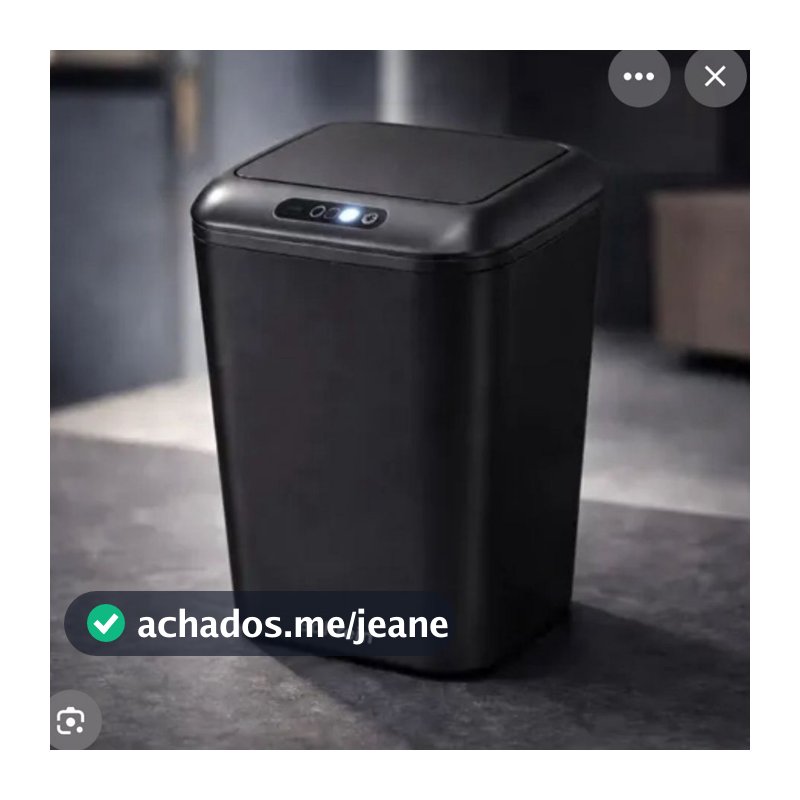 Lixeira Sensor Automática Inteligente de Banheiro Cozinha Escritório Capacidade 16 Litros