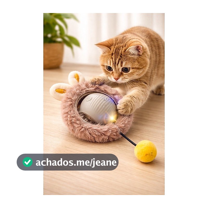 Gato BOLA Brinquedo Elétrico Automático Rotação USB Recarga Brinquedos Interativos Interessante Gatinho Cão Acessórios