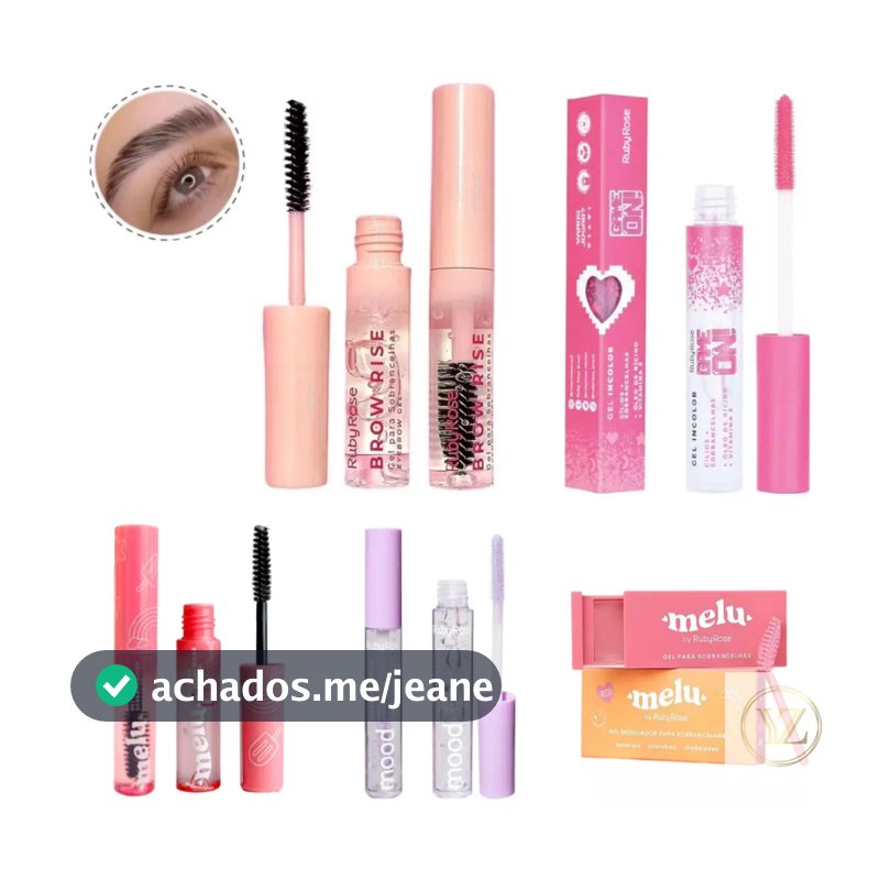 Brow Rise Gel Para Sobrancelhas By Ruby Rose Linha Rosa HB-E2503 Hot Sale