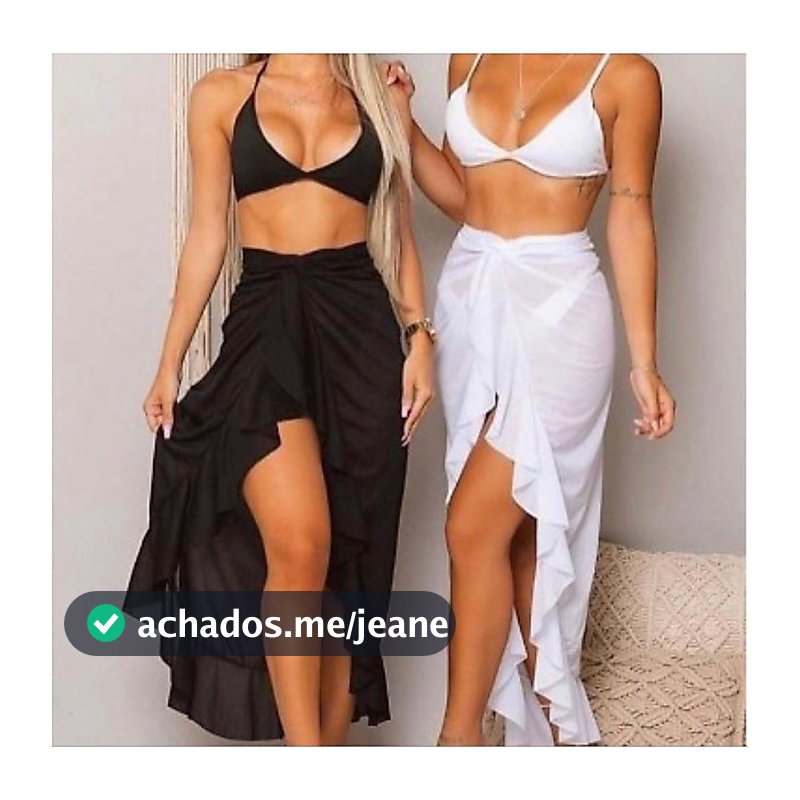 Saida De Praia Pareo Moda Verão