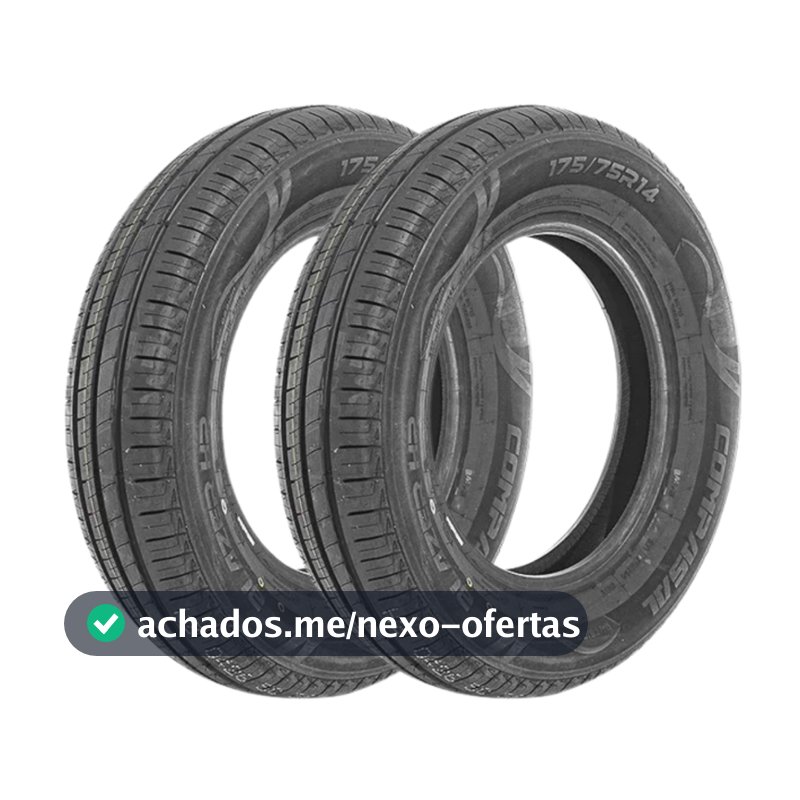 Kit 2 Pneus 175/75 R14 Blazer HP Compasal 86T Novos Aro 14