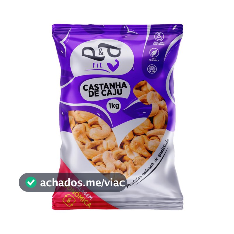 Castanha de Caju 1Kg (Com ou sem Sal) - P&P