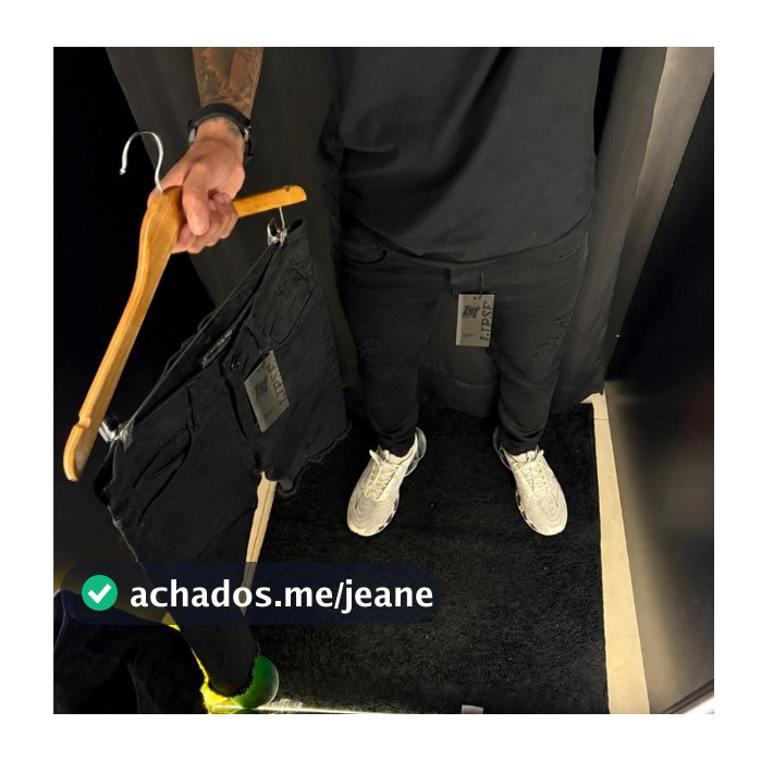 Calça Jogador Jeans 100% Original Lipse Jeans