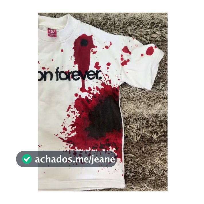 Retro Sangue Manchado Impressão Camiseta Y2k Masculino Abstrato Carta Algodão Manga Curta Topo Streetwear