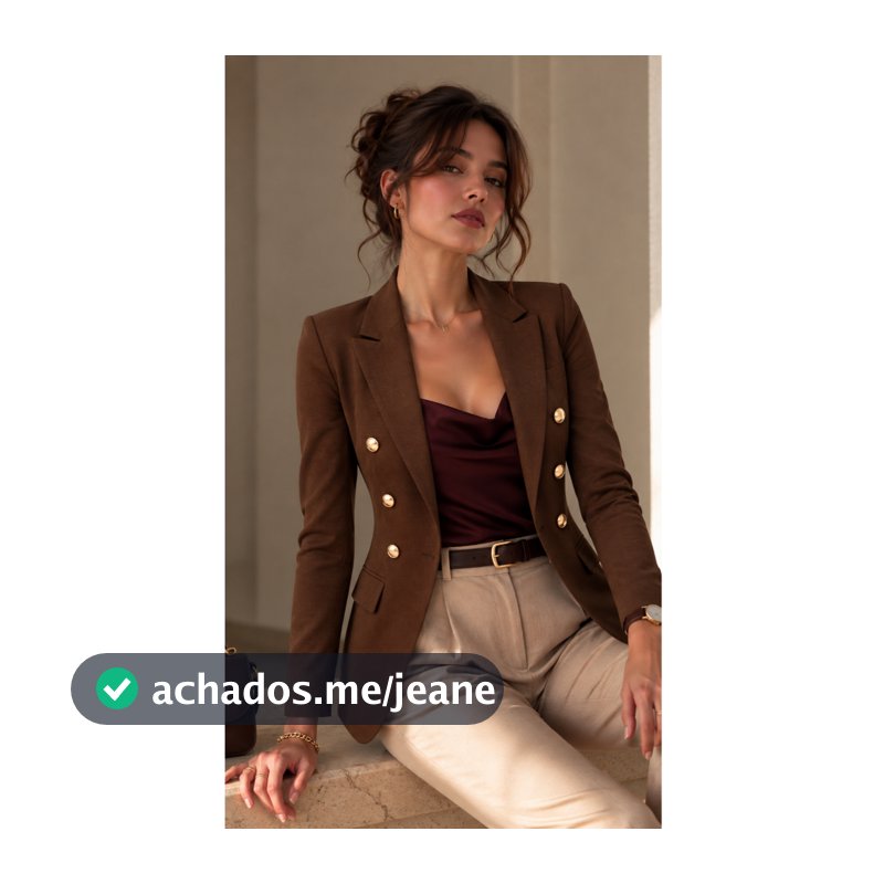 Blazer Feminino Alfaiataria