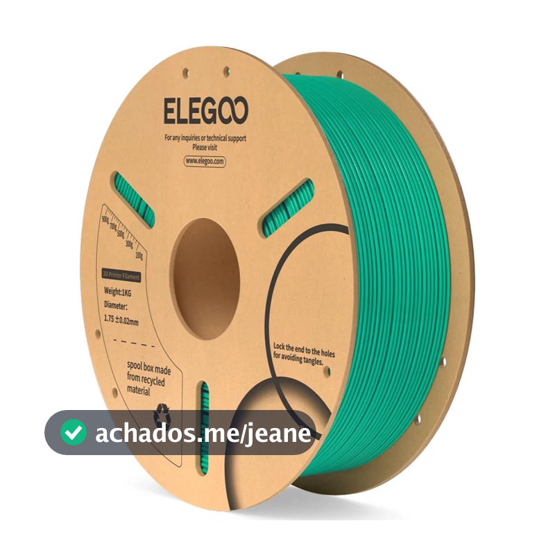 Filamento Elegoo PLA 1.75mm 1Kg Verde mar