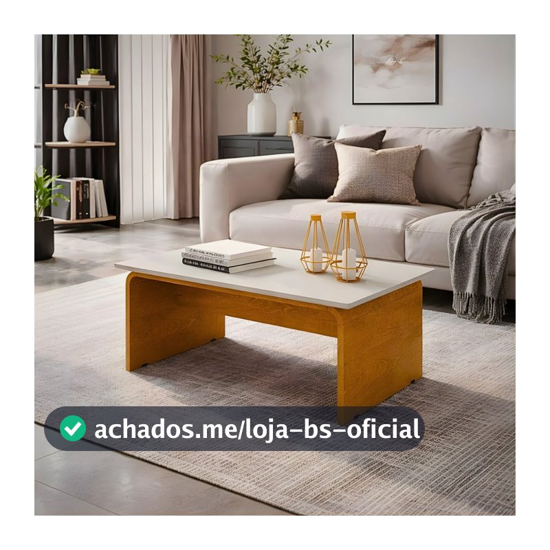 PROMOÇÃO Mesa Mesinha de Centro Sala de Estar Poli Madeira Maciça Moderna e Minimalista CORES