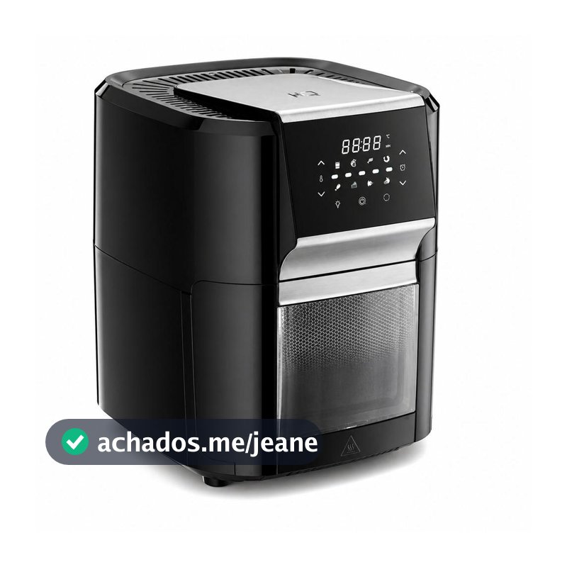 Fritadeira Elétrica Air Fryer Oven HQ 12 Litros 1700W Preto RA 015 - 127V