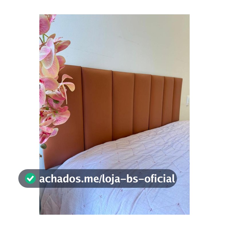 Cabeceira Courino Modular Estofada para Cama Box 40cmX19CM -  VÁRIOS TAMANHOS - Envio Full