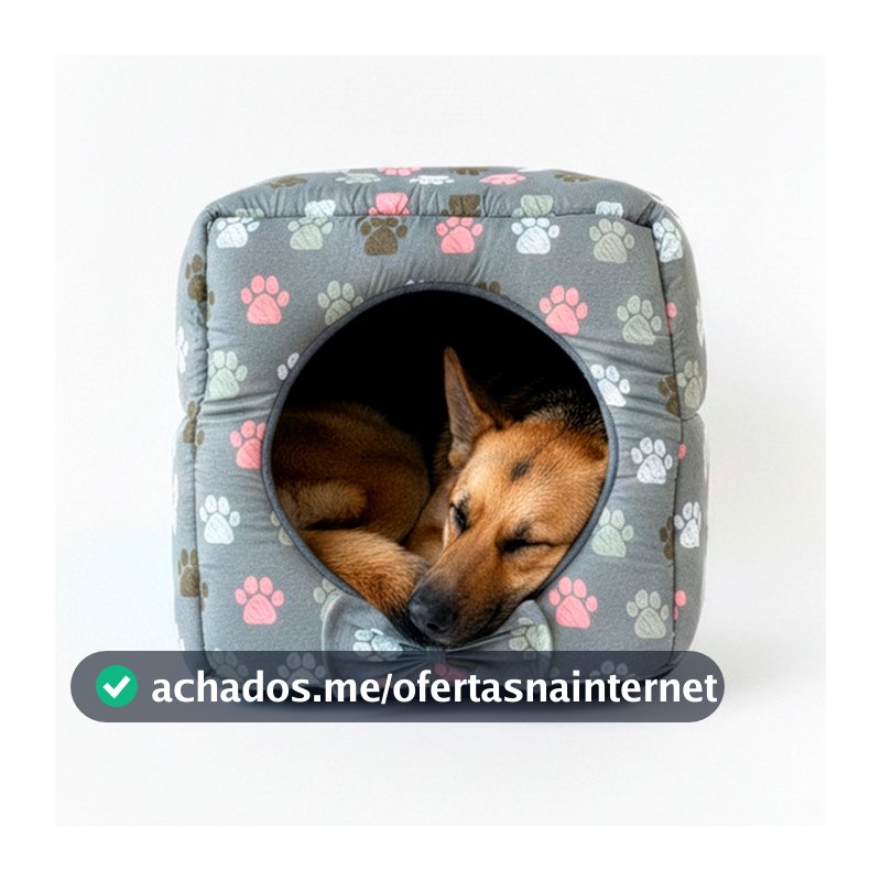 Cama Toca Iglu 3 em 1 para Cachorro e Gato Tamanho XG