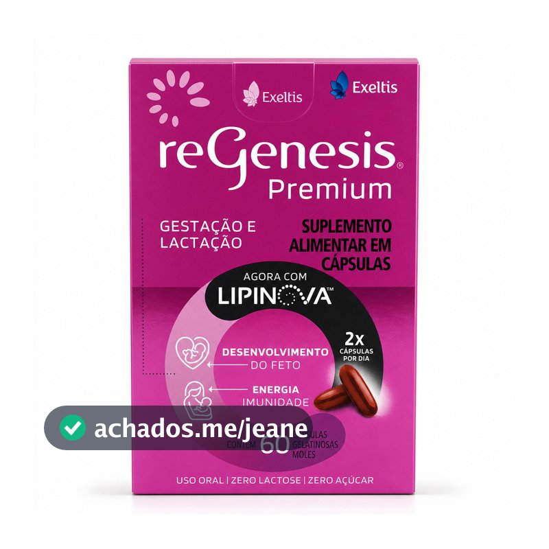Regenesis Premium - 60 Cápsulas - Suplemento Nutricional para Gestantes