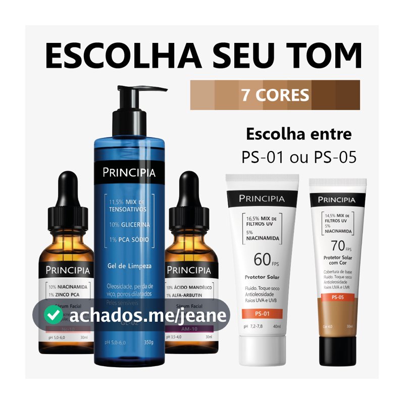 Principia Kit -Anti-manchas- Essencial- Peles Mistas