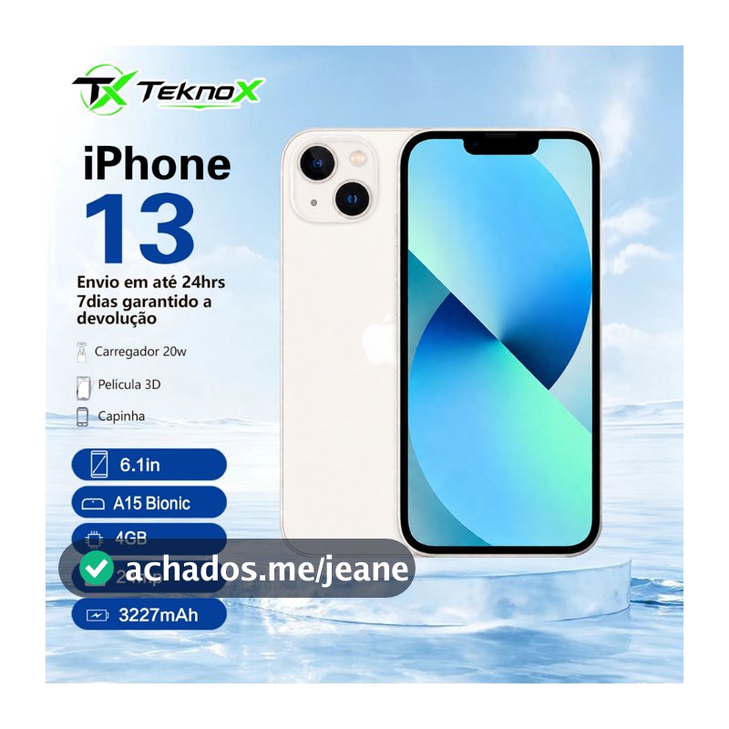 Celular Apple iPhone 13 128GB/256GB VITRINE