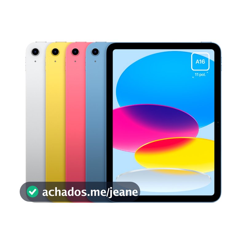 Apple iPad 11 polegadas Chip A16 128GB 256GB Wi-Fi 11ª Geração