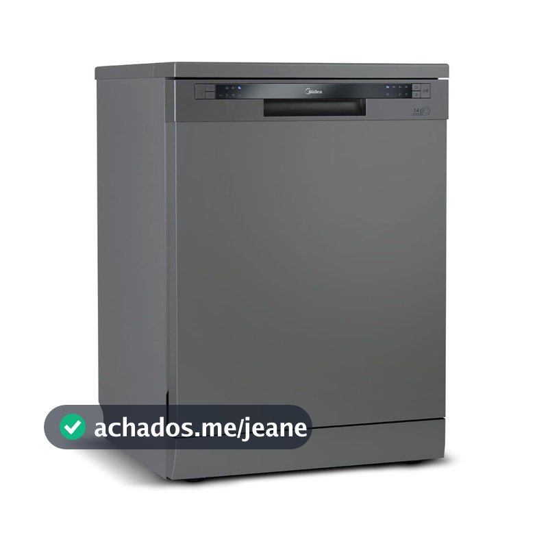 Lava Louças Midea 14 Serviços Cinza DWA14S1 110V