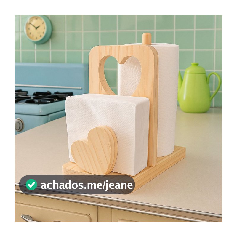 Porta papel toalha multiuso  Porta Guardanapo utensilios Cozinha Espaço Gourmet mesa posta