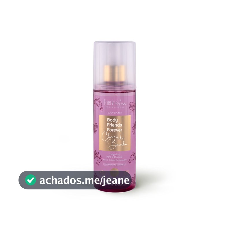 Body Splash BFF Cheiro De Banho 200ML Forever Liss