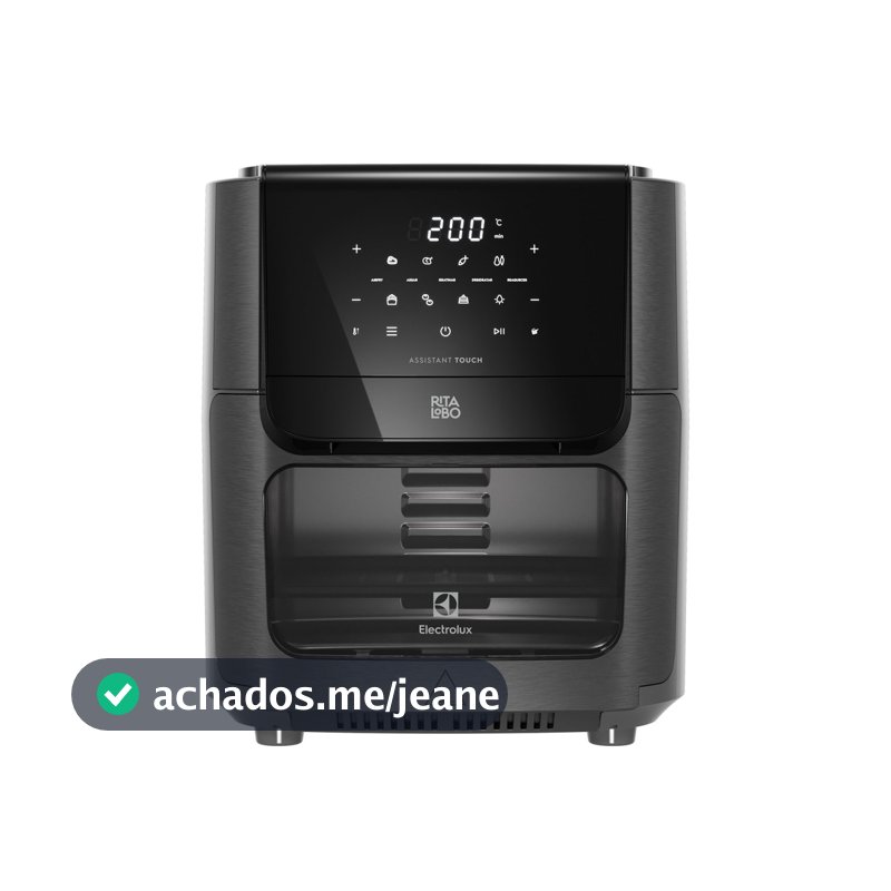 Air Fryer Oven Electrolux por Rita Lobo 12L Digital Grafite Experience 1700W (EAF85)