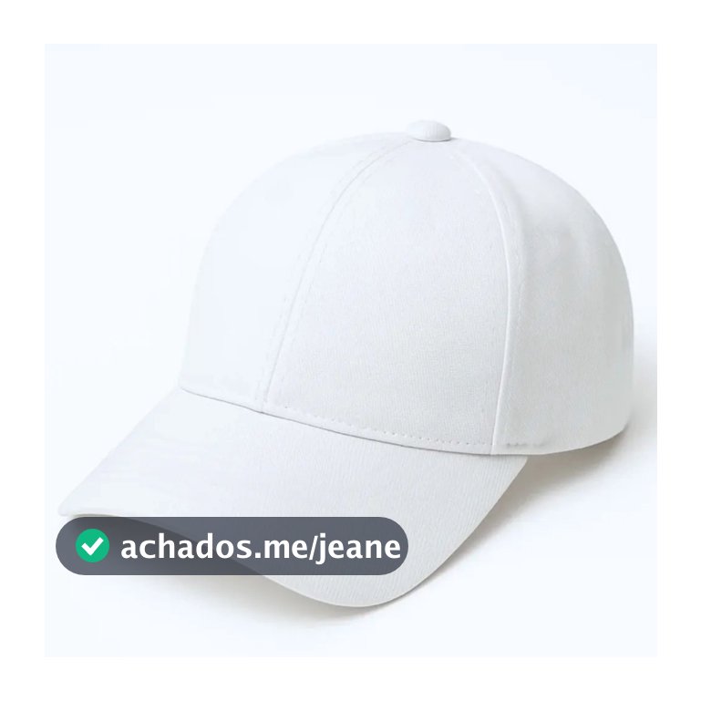 Boné liso Básico Ajustável Branco Aba Curva Unissex Super Leve Feminino Masculino