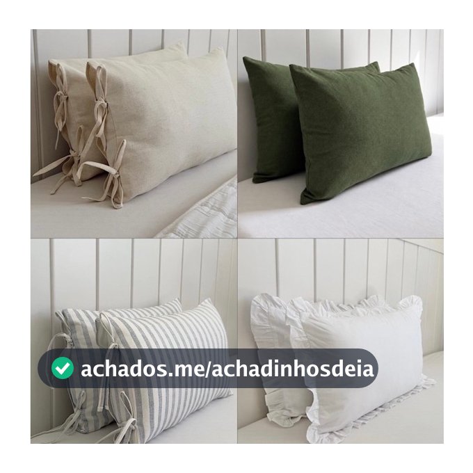 Capa de Almofada Farmhouse ( ⚠️ VENDIDA POR UNIDADE )