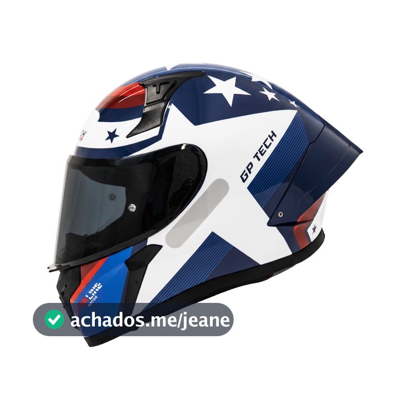 Capacete Moto Esportivo Gp Tech Sense Starline
